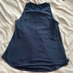 SheBird New & Improved Luxe Rib Freedom Tank Navy Blue, Size 4